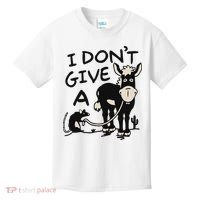 I DonT Give A Donkey Rat Funny Sarcastic Kids T-Shirt thumb 0