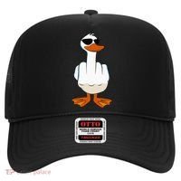 I DonT Give A Duck Funny Middle Finger Offensive Rude Duck Hat thumb 0