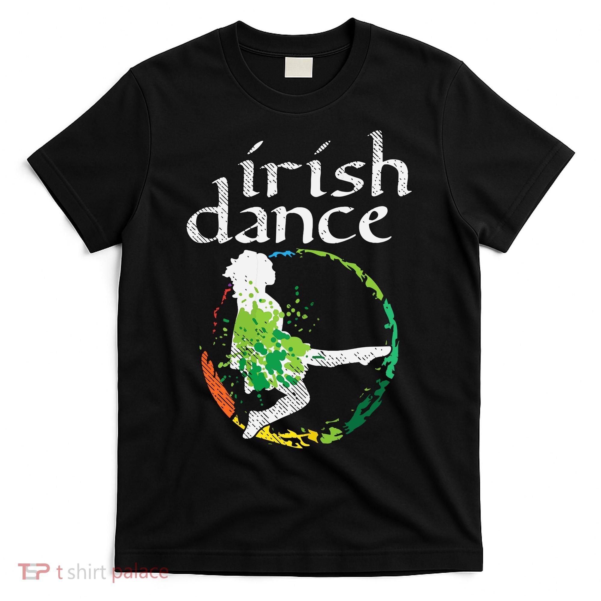 Irish Dance Girl Colors St Patricks Day Ceili Dancer Girl T-Shirt