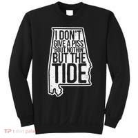 I Don’T Give A Piss About Nothing But The Tide Funny Label Sweatshirt thumb 0