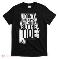 I Don’T Give A Piss About Nothing But The Tide Funny Label T-Shirt thumb 0