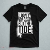 I Don’T Give A Piss About Nothing But The Tide Funny Label T-Shirt thumb 5