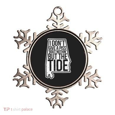 I Don’T Give A Piss About Nothing But The Tide Funny Label Ornament