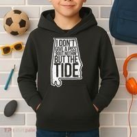I Don’T Give A Piss About Nothing But The Tide Funny Label Kids Hoodie thumb 2