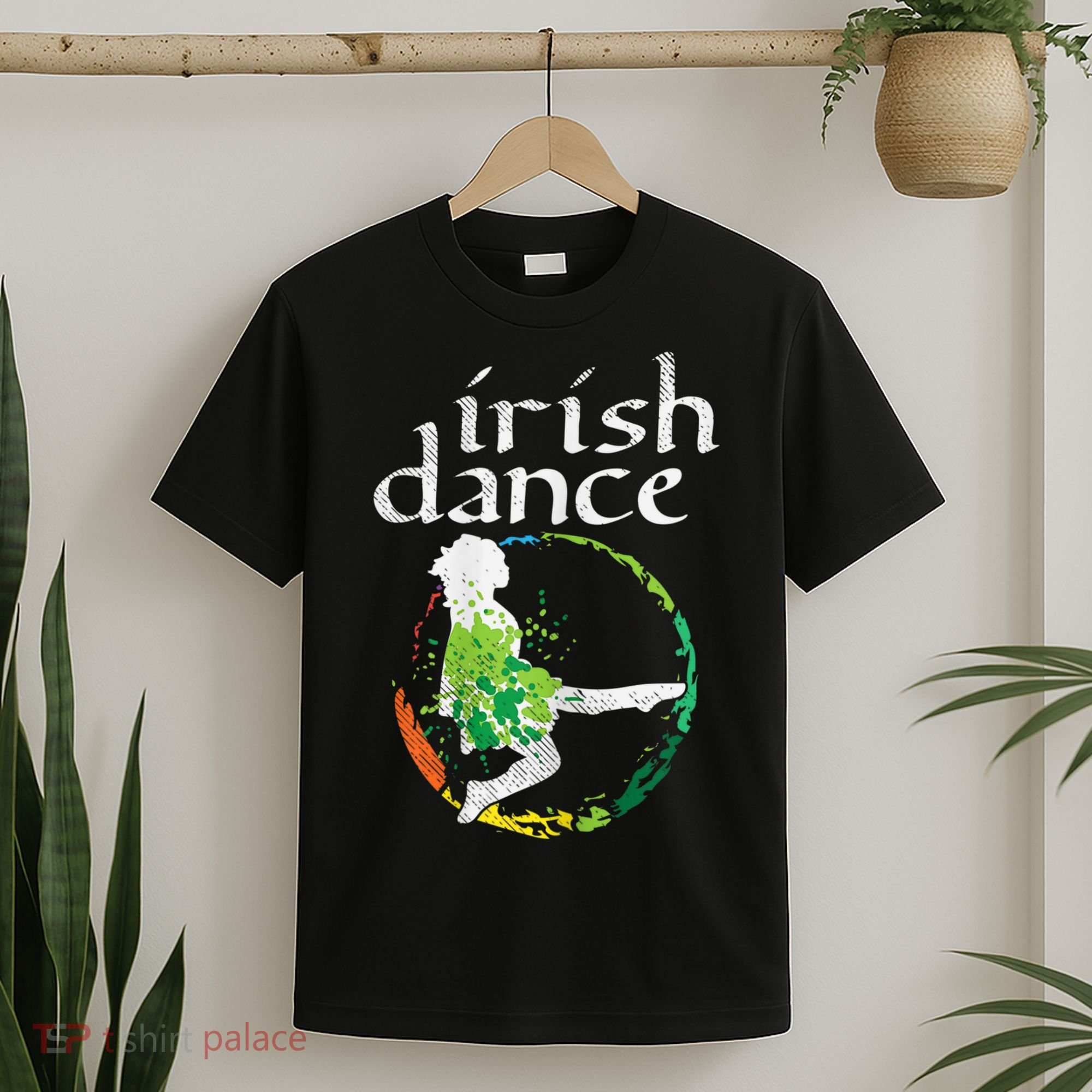 Irish Dance Girl Colors St Patricks Day Ceili Dancer Girl T-Shirt
