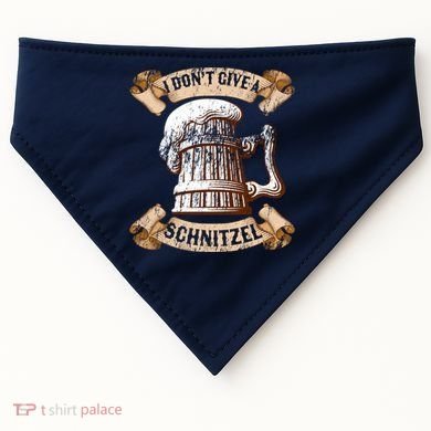 I Don't Give A Schnitzel Oktoberfest Germany USA-Made Doggie Bandana