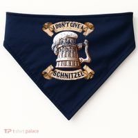 I Don't Give A Schnitzel Oktoberfest Germany USA-Made Doggie Bandana thumb 0