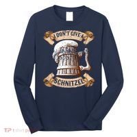 I Don't Give A Schnitzel Oktoberfest Germany Long Sleeve Shirt thumb 0