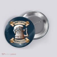 I Don't Give A Schnitzel Oktoberfest Germany Button thumb 0