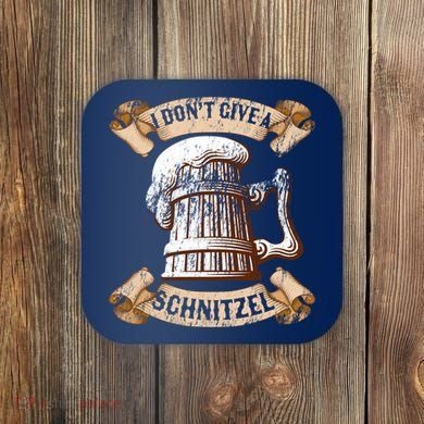 I Don't Give A Schnitzel Oktoberfest Germany Coaster