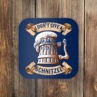 I Don't Give A Schnitzel Oktoberfest Germany Coaster thumb 0