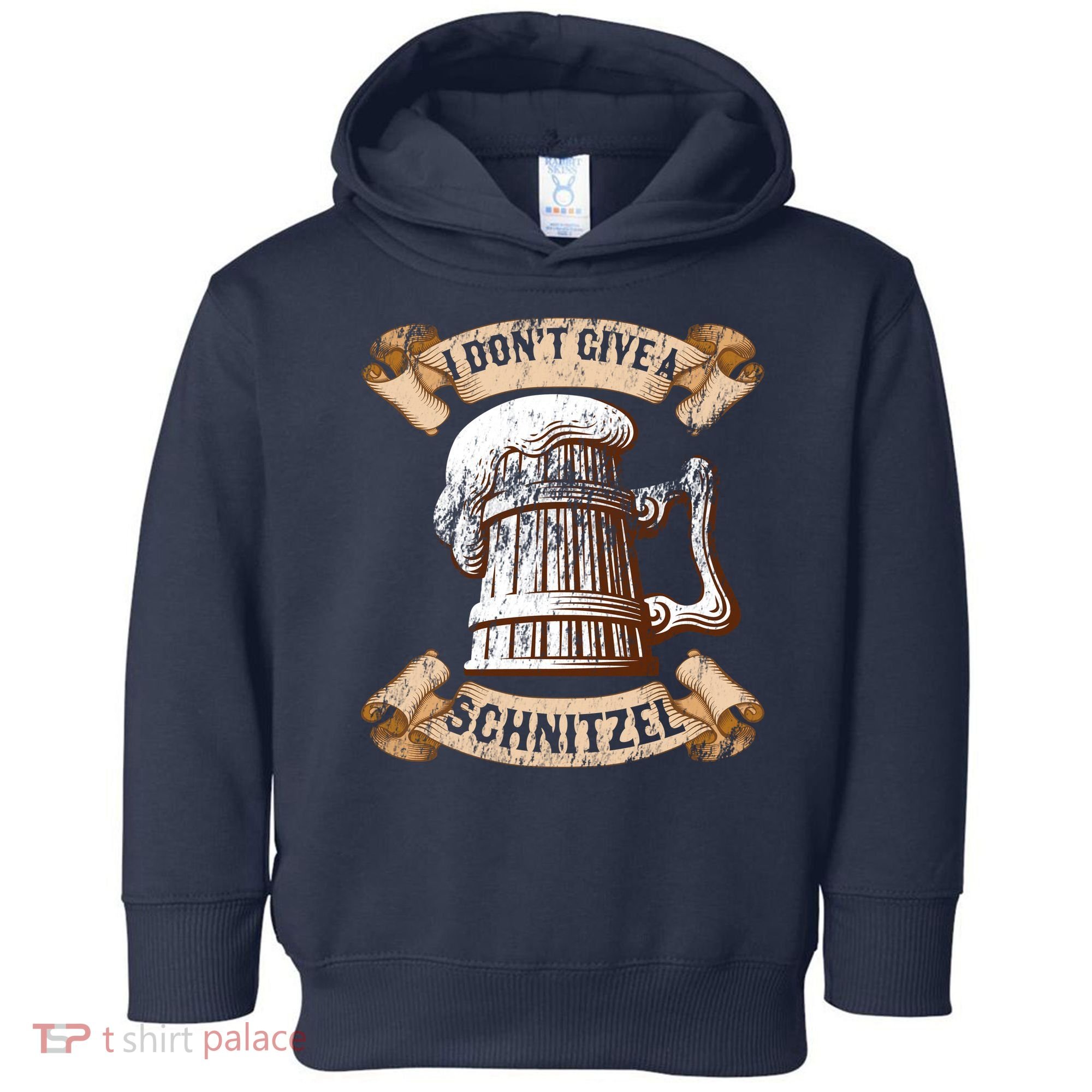 I Don't Give A Schnitzel Oktoberfest Germany Toddler Hoodie