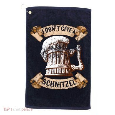 I Don't Give A Schnitzel Oktoberfest Germany Golf Towel