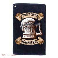 I Don't Give A Schnitzel Oktoberfest Germany Golf Towel thumb 0