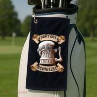I Don't Give A Schnitzel Oktoberfest Germany Golf Towel thumb 2
