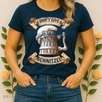 I Don't Give A Schnitzel Oktoberfest Germany Women's T-Shirt thumb 2