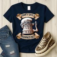 I Don't Give A Schnitzel Oktoberfest Germany Women's T-Shirt thumb 3