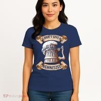 I Don't Give A Schnitzel Oktoberfest Germany Women's T-Shirt thumb 4