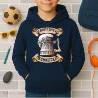 I Don't Give A Schnitzel Oktoberfest Germany Kids Hoodie thumb 2