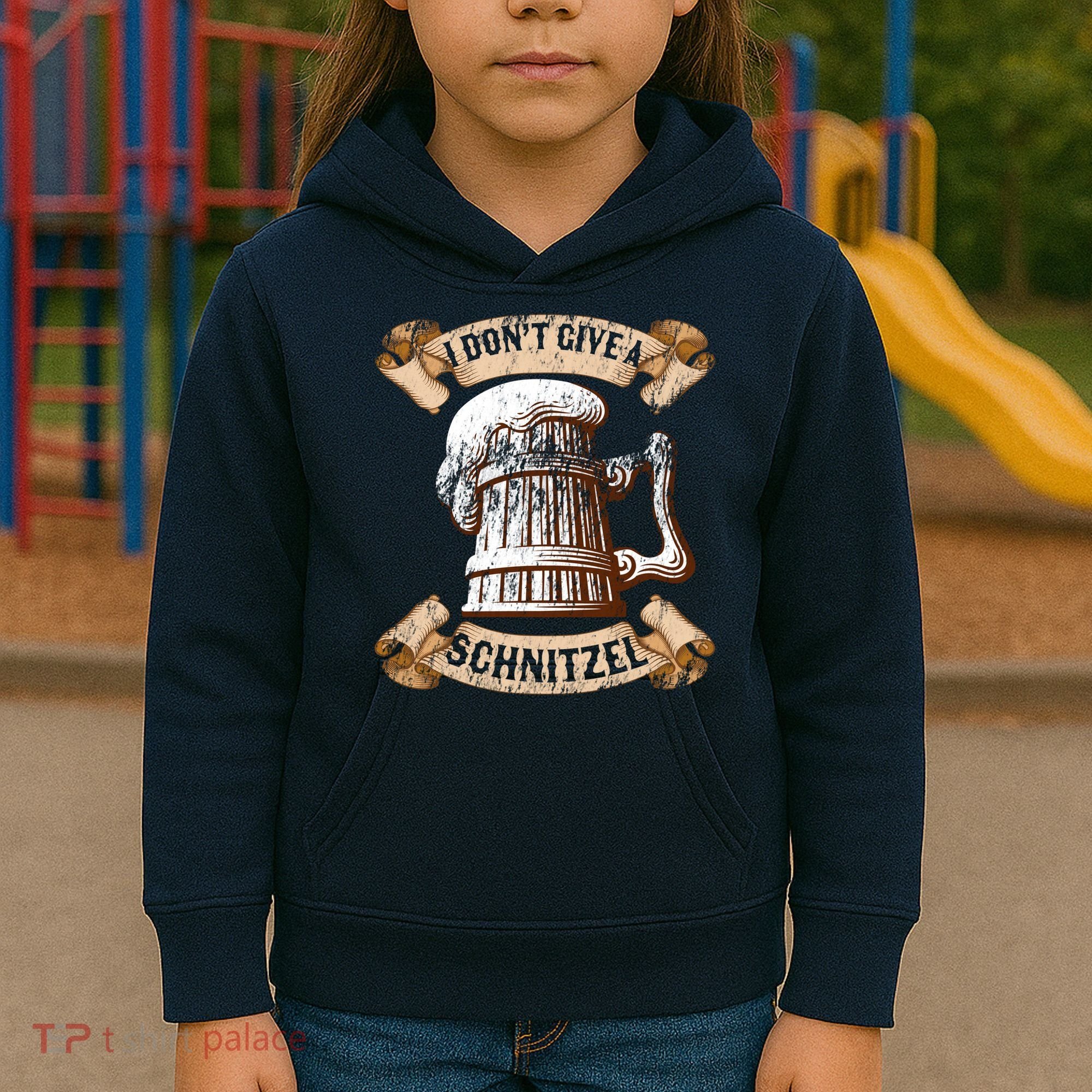 I Don't Give A Schnitzel Oktoberfest Germany Kids Hoodie