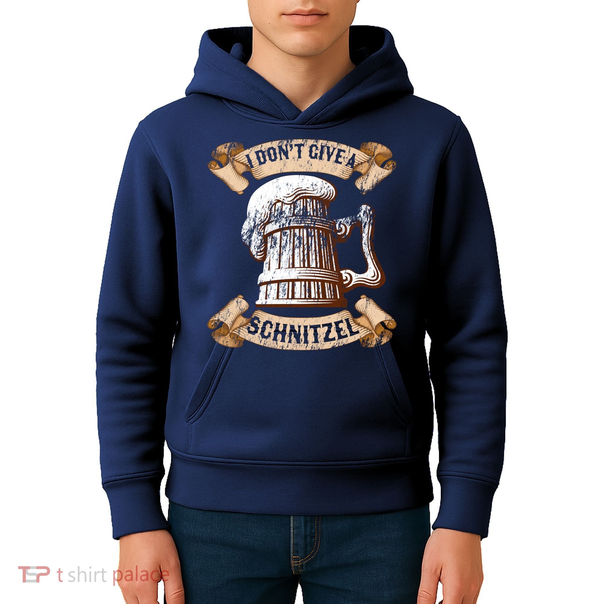 I Don't Give A Schnitzel Oktoberfest Germany Kids Hoodie