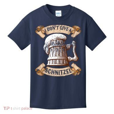 I Don't Give A Schnitzel Oktoberfest Germany Kids T-Shirt