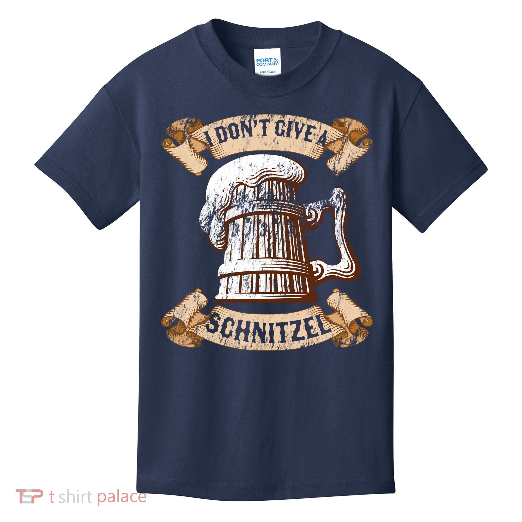 I Don't Give A Schnitzel Oktoberfest Germany Kids T-Shirt