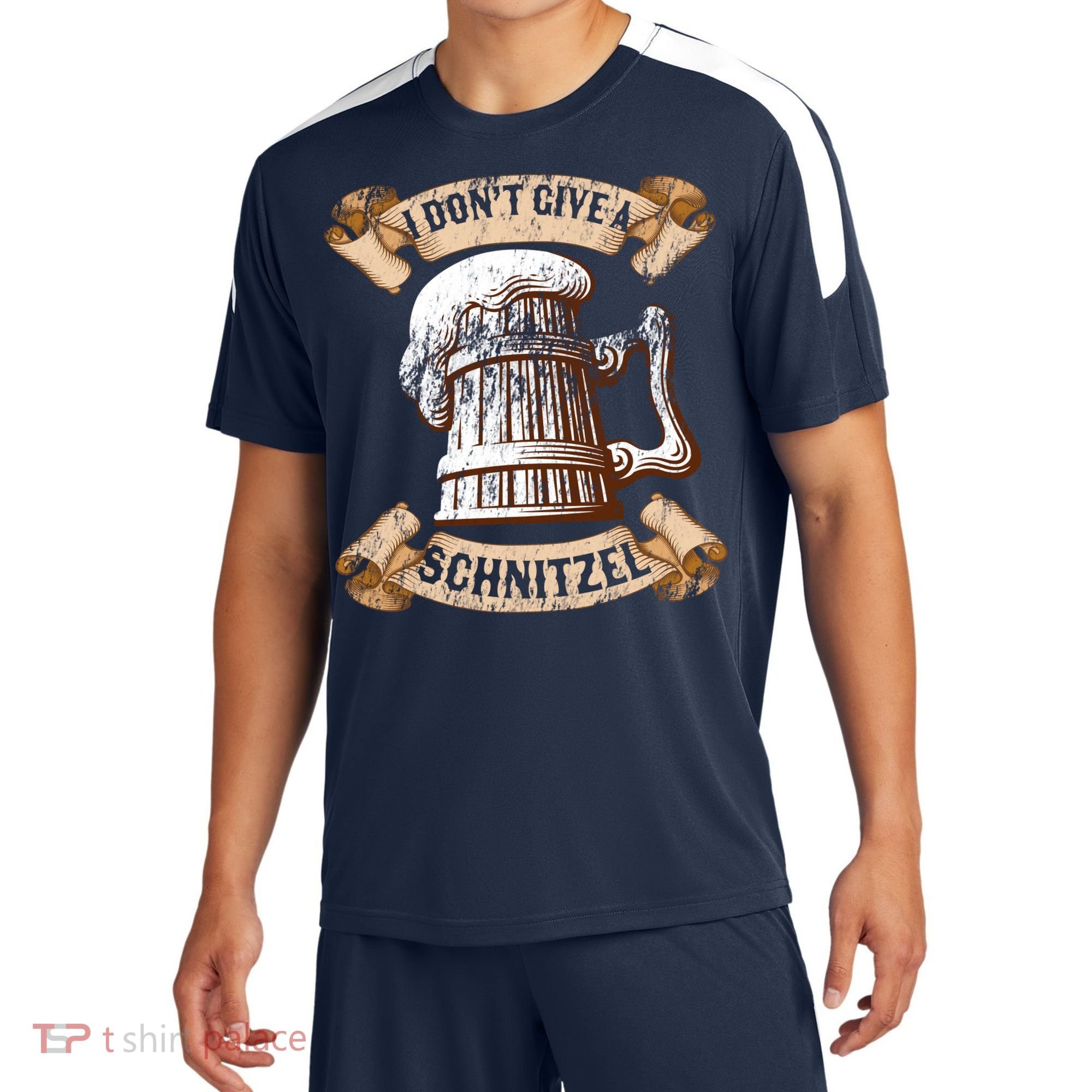 I Don't Give A Schnitzel Oktoberfest Germany Sport-Tek Competitor United Soccer Jersey