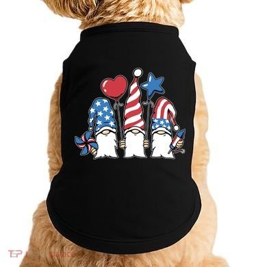 Independence Day Gnome Doggie Tank