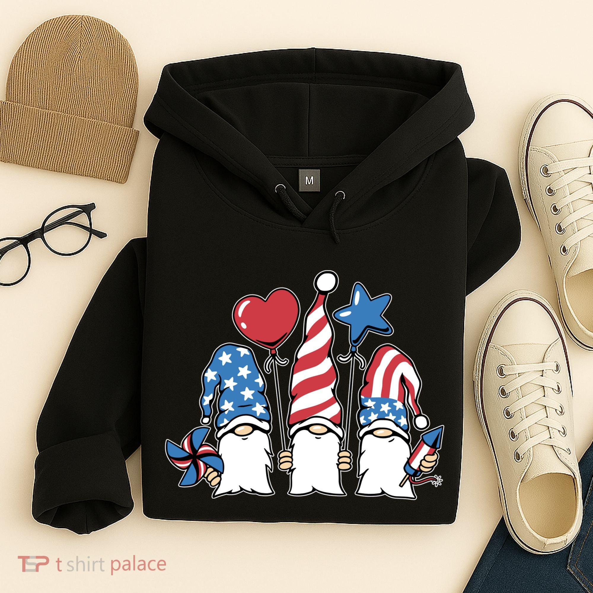 Independence Day Gnome Hoodie