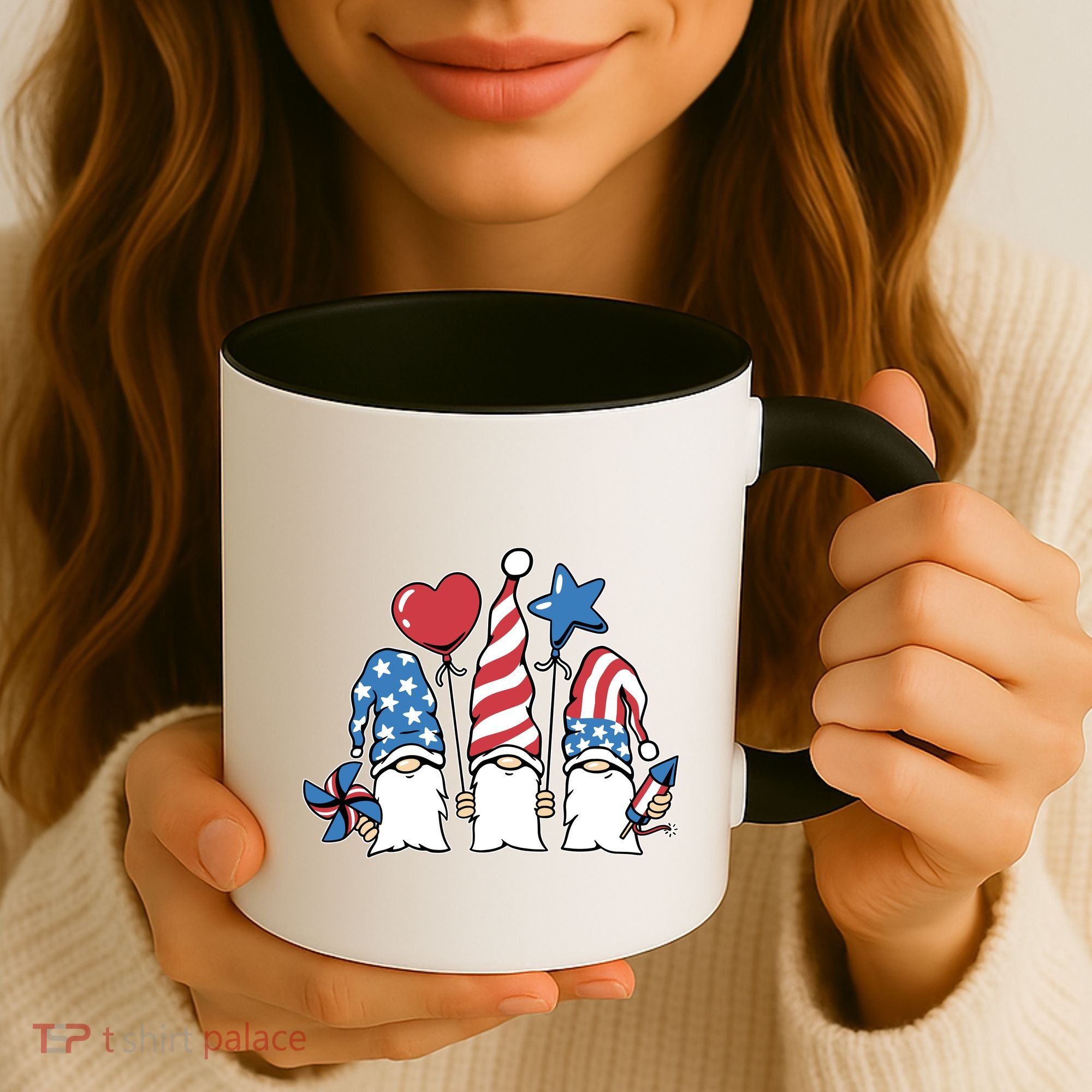 Independence Day Gnome Coffee Mug