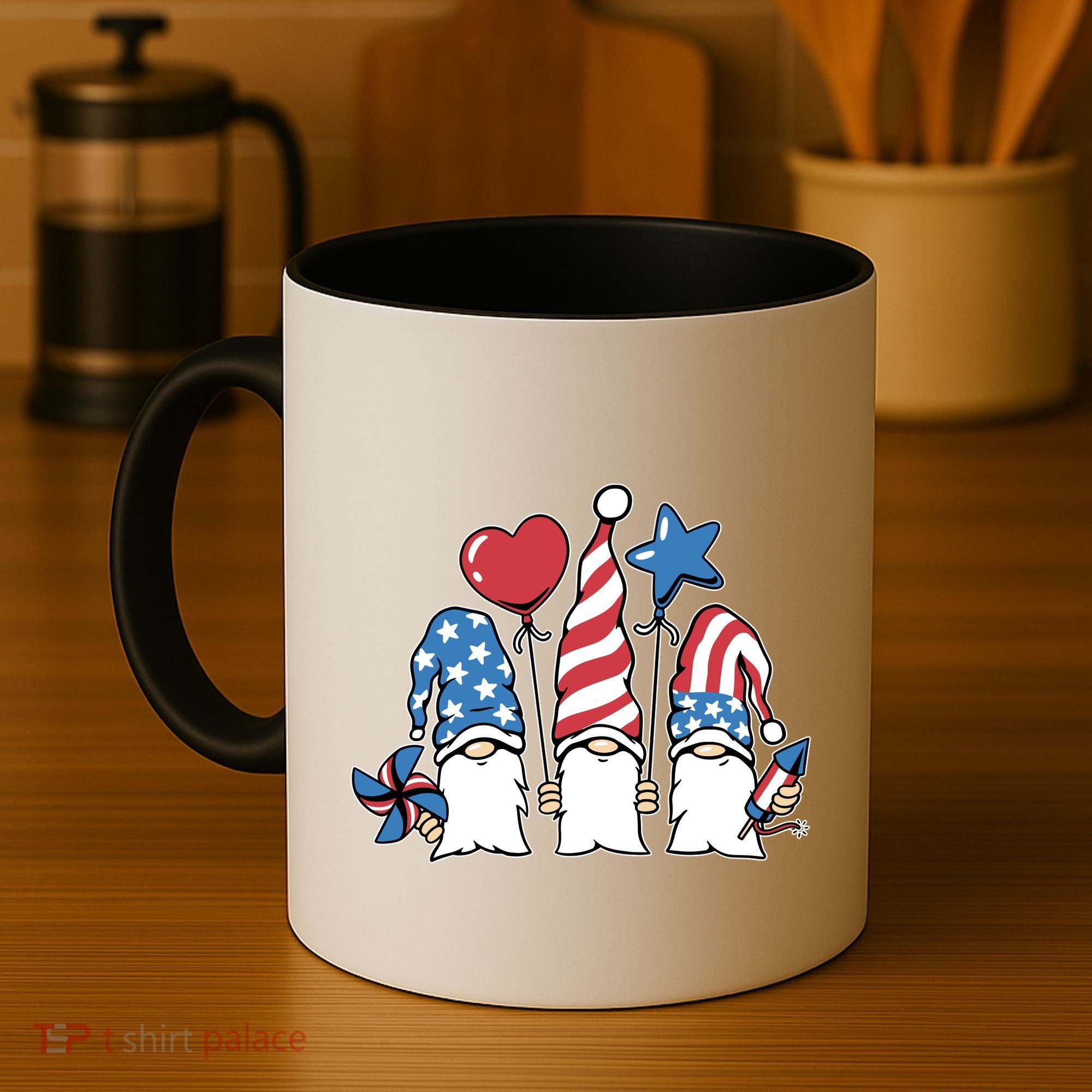 Independence Day Gnome Coffee Mug