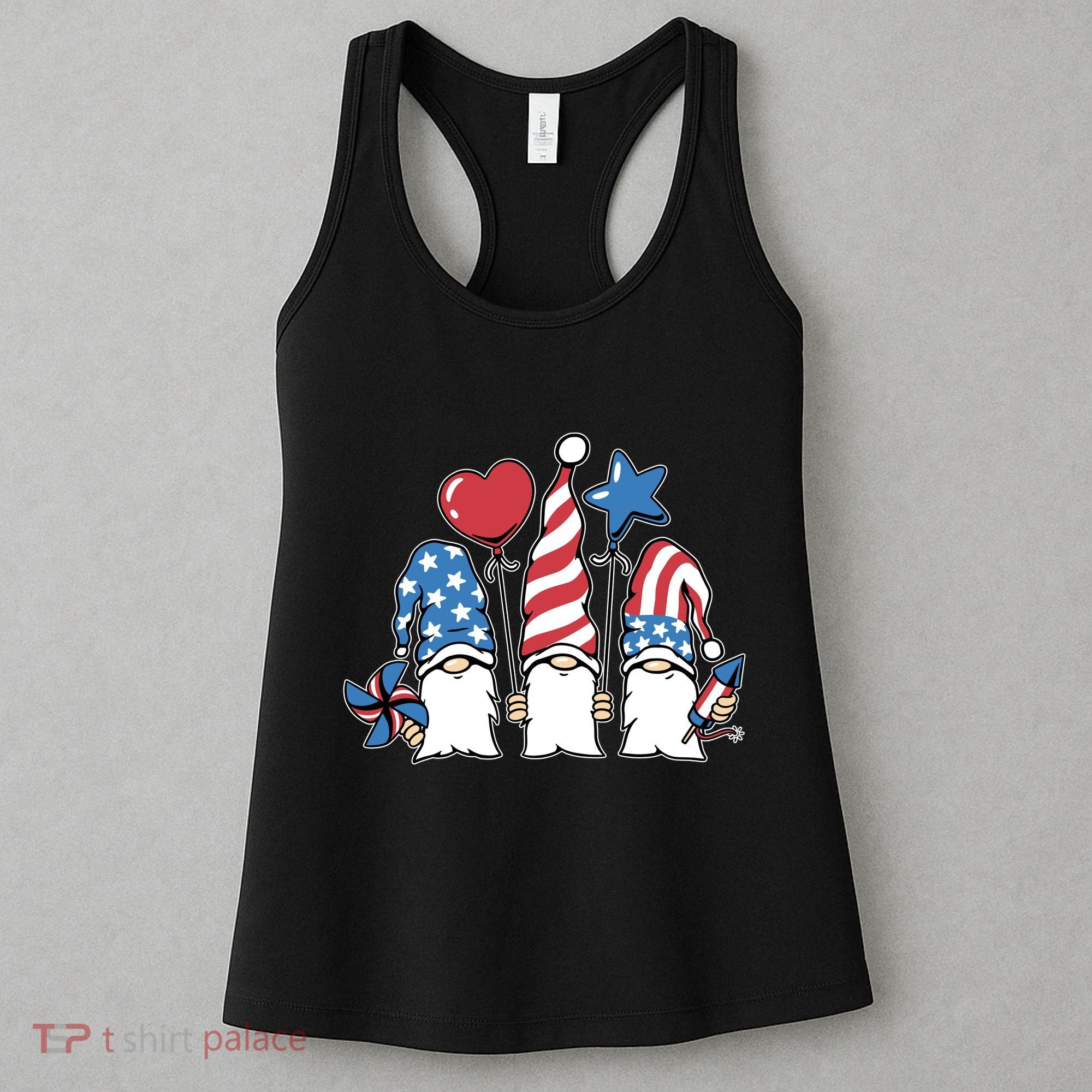 Independence Day Gnome Women's Tank Top