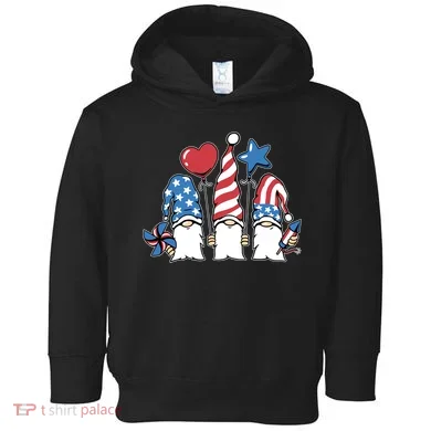 Independence Day Gnome Toddler Hoodie