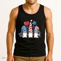 Independence Day Gnome Tank Top thumb 3