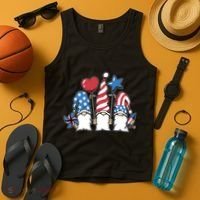 Independence Day Gnome Tank Top thumb 4
