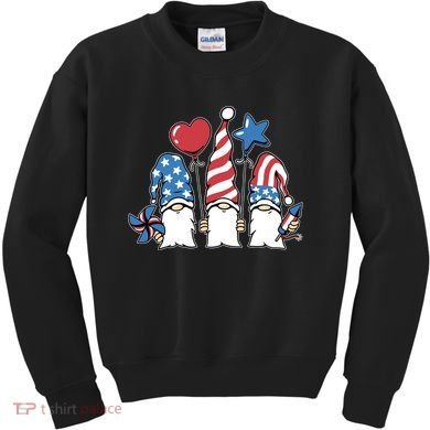 Independence Day Gnome Kids Sweatshirt