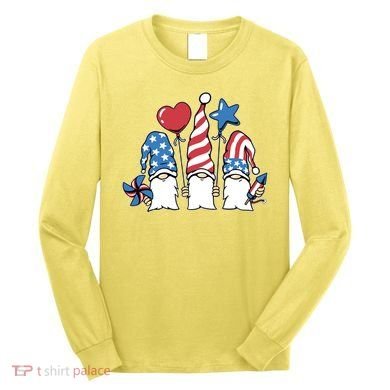 Independence Day Gnome Long Sleeve Shirt