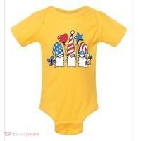 Independence Day Gnome Baby Bodysuit thumb 0