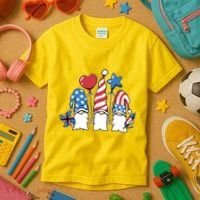 Independence Day Gnome Kids T-Shirt thumb 3