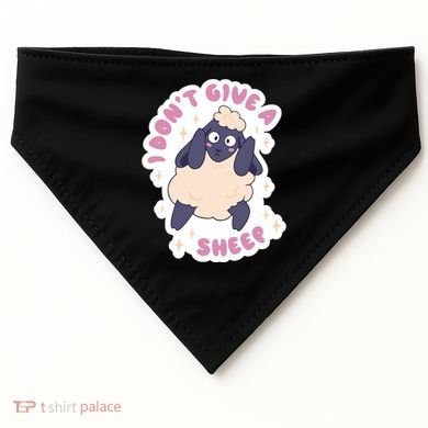 I Don't Give A Sheep Funny USA-Made Doggie Bandana