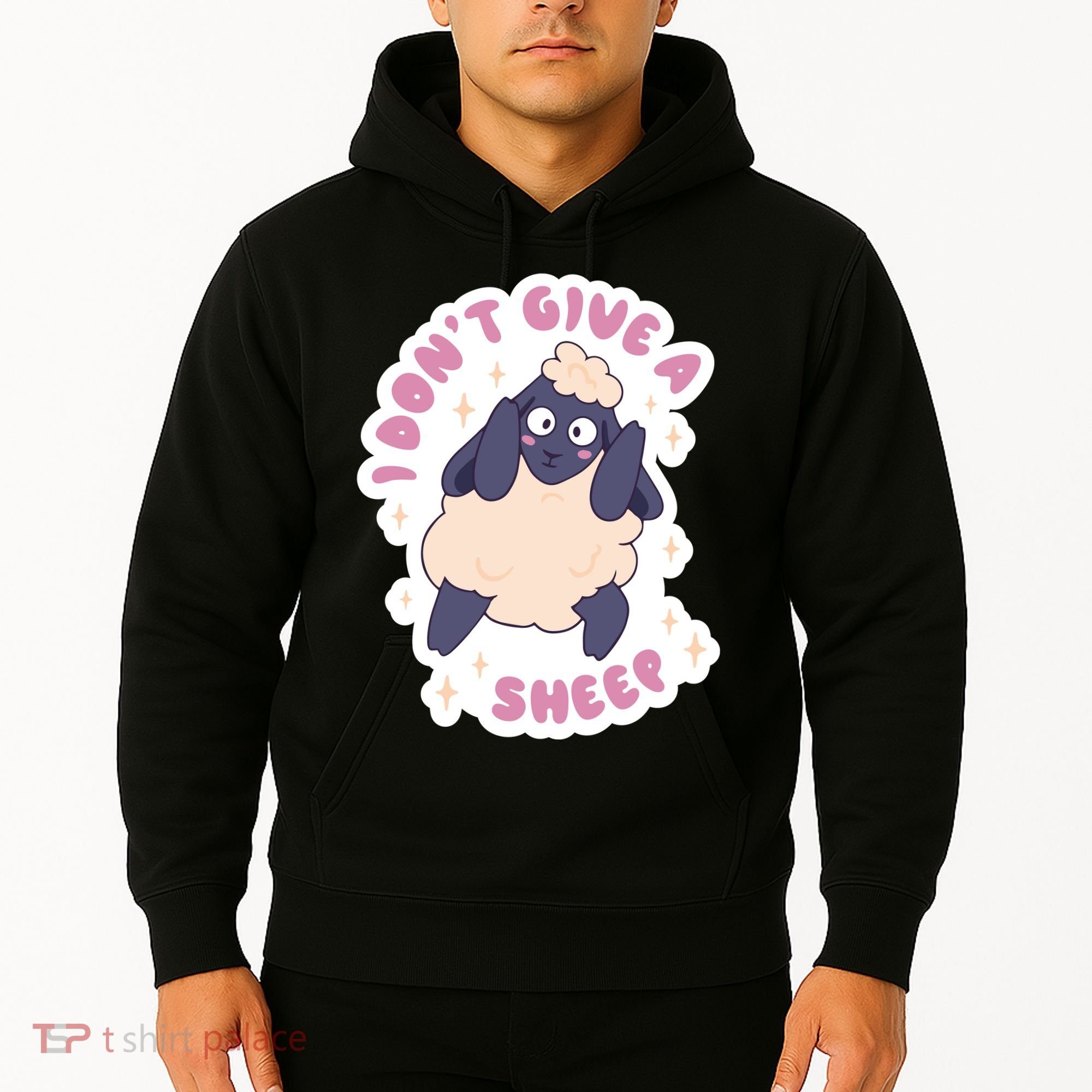 I Don't Give A Sheep Funny Hoodie