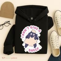 I Don't Give A Sheep Funny Hoodie thumb 4