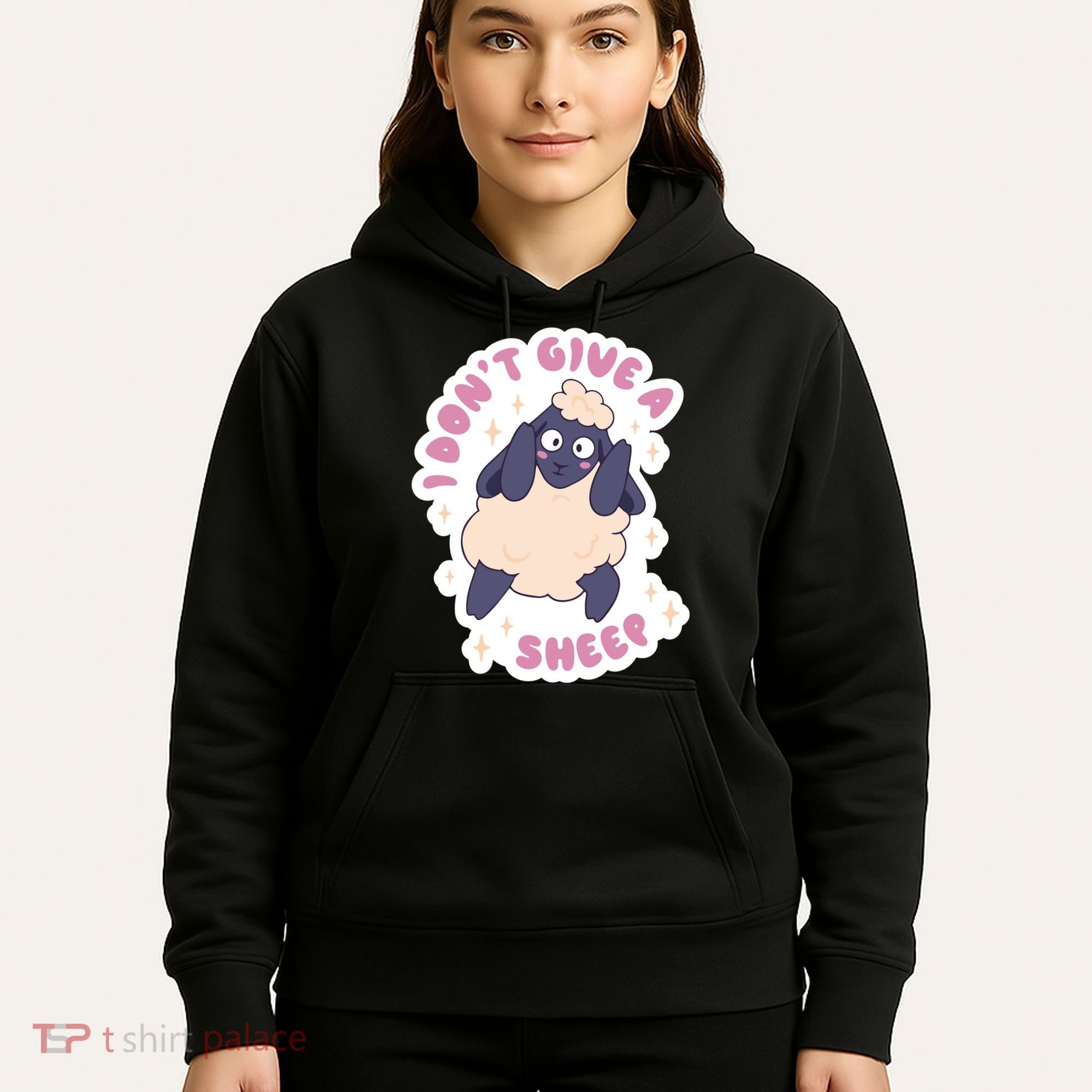 I Don't Give A Sheep Funny Hoodie
