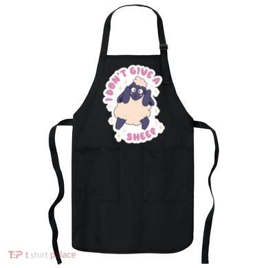 I Don't Give A Sheep Funny Apron