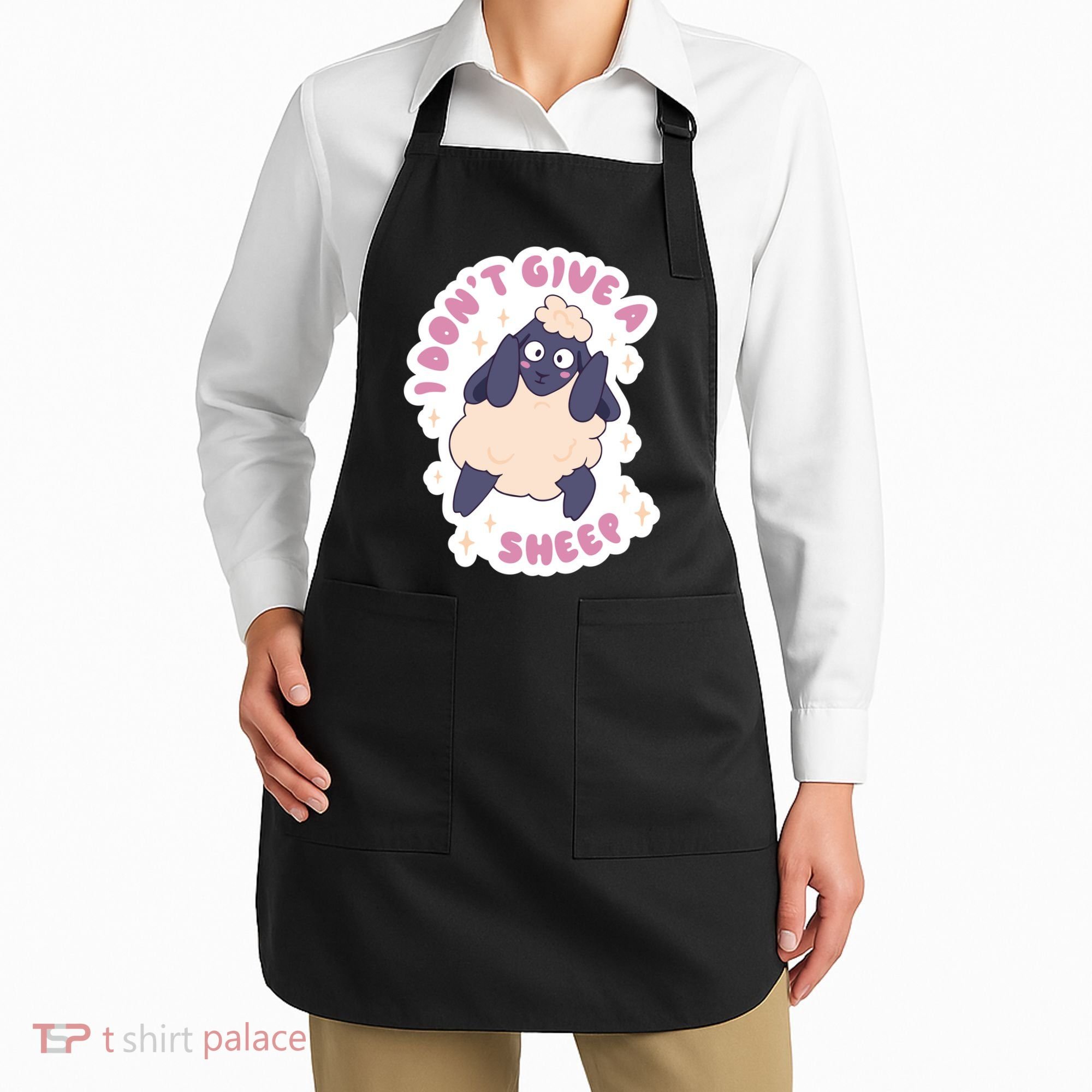 I Don't Give A Sheep Funny Apron