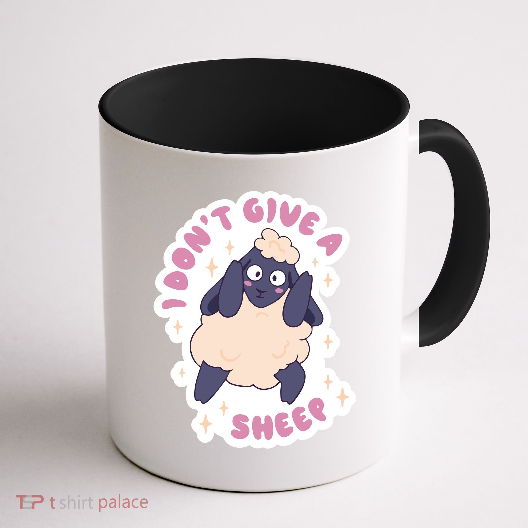 I Don't Give A Sheep Funny Coffee Mug