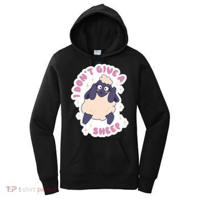I Don't Give A Sheep Funny Women's Hoodie