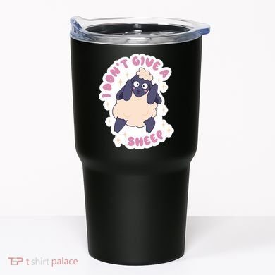 I Don't Give A Sheep Funny Tumbler