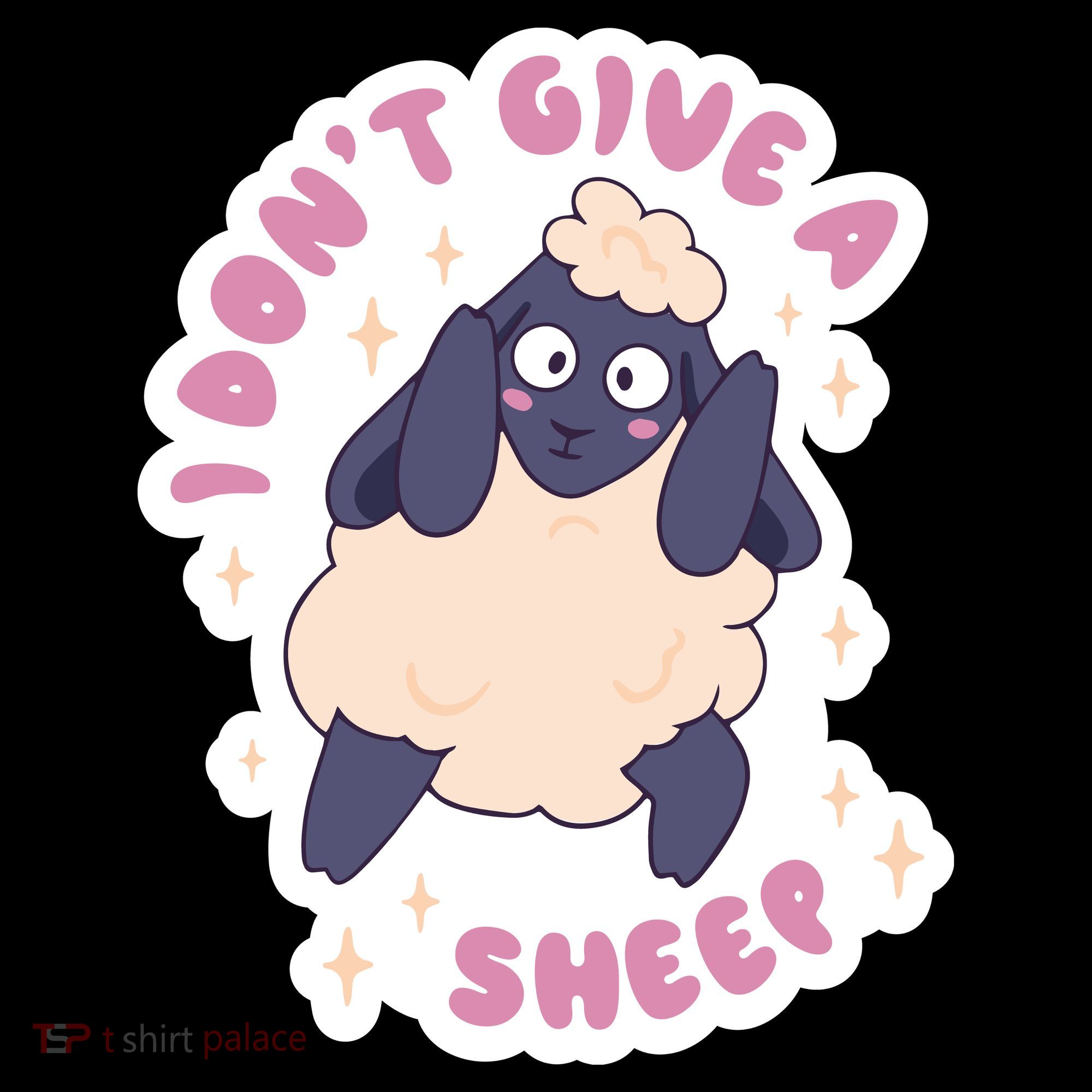 I Don't Give A Sheep Funny Mousepad